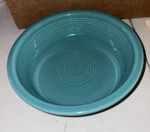 One - Vintage Turquoise Fiesta Ware Hlc/usa 7 Cereal Bowl. Fixed Price $7.99.