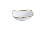 Pampa Bay Porcelain Deep Serving (gold),bowls. Fixed Price $76.00.