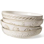 Artena Pasta Bowls, 50OZ Large Salad Serving 9.75'' Plates Set O.... Fixed Price $92.92.