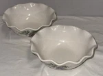 Pfaltzgraff Grapevine Grapes 6 1/2" Fluted Cereal Bowls. Fixed Price $19.20.