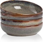 30OZ Pasta SET-8" Serving Bowls-salad Of 4-CERAMIC Dinner. Fixed Price $39.99.
