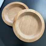 Adams Dorset Vt Hand Turned Wood Bowls Plates 11 Oak Ash Mid Century Of 2. Fixed Price $75.00.
