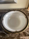 Noritake 9758 Gold & Sable One Round Serving Bowl. Fixed Price $120.00.