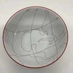 Blanc Reed For Dci 2008 Porcelain 5.5 Soup Cereal Bowl Map Globe Continents. Fixed Price $39.00.