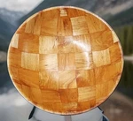 WDTSB014 Woven Wood Salad Bowl 14-INCH Brown. Fixed Price $9.99.