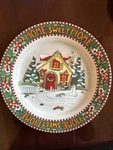 Mary Engelbreit Holiday Platter Microwave Dishwasher Safe Vintage Excellent. Fixed Price $39.00.