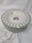 Pfaltzgraff Naturewood Set Of 8 Rimmed Pasta Soup Bowls- 9-3/4" Beehive. Fixed Price $35.00.
