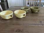 Elan Mcpherson For Flavour Design Vintage Mid-century Modern Buddha Bowls SET/4. Fixed Price $75.00.