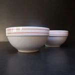 N9467 Tognana Italy Ceramic Porcelain 2 Pocket Bowls Art Table Office. Fixed Price $222.41.