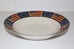 4 Coventry Liberty Rim Soup Cereal Bowls Stars Flag Patriotic Stoneware. Fixed Price $29.91.