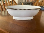 Lenox Beaded Majesty Oval Vegetable Bowl 9.5 6.5 New Box. Fixed Price $25.00.