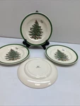 Spode 6.5-INCH Christmas Tree Bread & Butter Plate Festive Holiday Lot Of 4. Fixed Price $24.99.