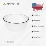 Livingware 28-OUNCE Soup & Cereal Bowl Classic Cafe Black Durable Porcelain. Fixed Price $28.99.