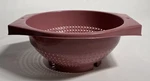 Vintage Shamrock Neatway Pink Plastic Footed Kitchen Colander Sink Strainer. Fixed Price $19.99.