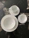Bernardaud Louvre Plates Mug Bowl One Set Of 6 Teacup Saucer. Fixed Price $299.00.