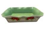 Pioneer Woman 2818DMT 9 X 13 Baking Pan Casserole Dish Polkadots Ruffled Edge. Fixed Price $34.00.