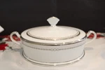 Noritake Pearl Luxe Round Covered Veg Bowl Looks New. Fixed Price $116.80.