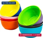 Youngever Pack 10 Ounce Plastic Bowls, Kids Set Of (9 Rainbow. Fixed Price $19.16.