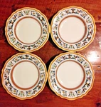4 Sur La Table Raffaellesco Nova Deruta Rimmed 10" Pasta Bowl Hand Painted Italy. Fixed Price $50.00.