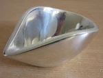 Nambe 2013 MT0615 Steve Cozzolino Shaped Bowl, Sauce Boat 6". Fixed Price $40.00.
