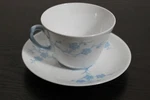 Spode Blanche Chine Geisha Blue Tea Cup Saucer Set Copeland. Fixed Price $9.00.