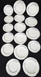 Vtg. (16) Pcs. Christopher Stuart Optima HK200 Angles Dinnerware Pieces Nice. Fixed Price $119.90.