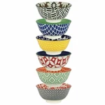 Certified International Soho Individual Porcelain Bowls Set Of 6. Fixed Price $49.99.