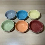 Now Designs Set Of 6 Canyon 2OZ Pinch Stoneware Mini Dip/sauce. Fixed Price $19.99.