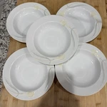 Vtg Mikasa Serenade Yellow 9 Set Of 5 Soup Bowls Helena Uglow LDB12 *. Fixed Price $14.00.