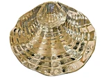 Beatriz Ball Aluminum Alloy Two-piece Metalware Ocean Shell Wavy Bowl With Dip. Fixed Price $192.00.