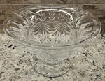 Godinger 12" 24% Lead Crystal Footed Bowl Beautiful Free Shipping. Fixed Price $54.99.
