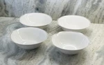 Royal Norfolk White Stoneware Bowls With Gold Rims, 2.5X7-IN. SHIPN24HOURS. Fixed Price $59.88.