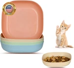 Cat Food Bowl Set, 6 Inch Wide Shallow For Relief Whisker Fatigue,small. Fixed Price $12.27.