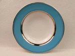 Lauderdale By Darbie Angel Soup Bowl Blue Platinum Dots Trim Brand New. Fixed Price $6.30.