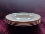 Royal Doulton Heather Rimmed Soup Bowls - SET/4 *appear Unused*. Fixed Price $129.95.