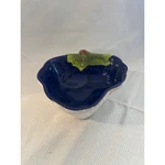 Houston Harvest Ceramic Grape Shaped Bowl Cobalt Blue Trinket Candy Dish 31495. Fixed Price $17.00.