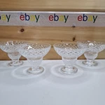 4 Fine High Quality Glass Ice Cream Sundae Cups The Sweet Shoppe Collection. Fixed Price $14.39.