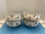Villeroy & Boch Petite Fleur 4 5/8" Small Soup/cereal Bowls-luxembourg/set Of. Fixed Price $89.00.