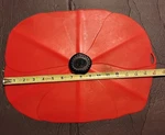 Charles Viancin Red Poppy Oblong Silicone Lid Extra Large 16 12. Fixed Price $22.99.