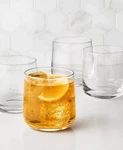 Set Of 4 Clear 11OZ Rocks Glasses The Cellar Gil Collection - New In Box. Fixed Price $17.00.