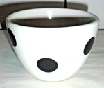 Kate Spade Lenox All In Good Taste Ice Cream Bowl, Black Polka Dot. Fixed Price $12.00.