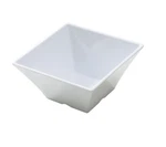 Yanco China RM-4106 Rome White Melamine 26 Oz. 6" X Square Bowl Doz. Fixed Price $134.02.