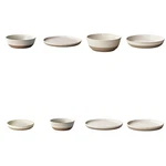 Kinto CLK-151 White Bowl & Plate Set, Microwave/dishwasher Safe, From Japan. Fixed Price $87.61.
