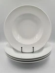 4 Xl Crate & Barrel Maison 12" Large Rim Pasta / Soup Bowl Set Porcelain. Fixed Price $80.00.