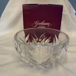 Nib Gorham Crystal Star Blossom 8" Bowl Style C270 Germany S2. Fixed Price $18.95.