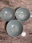 Ikea Fargrik Light Green Coupe Bowls 6.5 15199 Discont. Set Of 3 Cereal. Fixed Price $26.90.