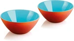 Guzzini, My Fusion Set 2 Bowls Coral / Sea Blue. Fixed Price $28.00.