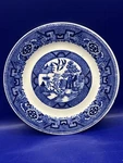 6.25 Vintage 1940 Bread Plate Blue Willow By Homer Laughlin Usa- F49 N6. Fixed Price $5.24.