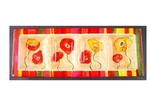 Certified International Poppies 4 Part Divided Relish Tray New. Fixed Price $63.32.