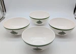 Set Of 4 Spode Christmas Tree Melamine Bowls 6" Children. Fixed Price $19.99.